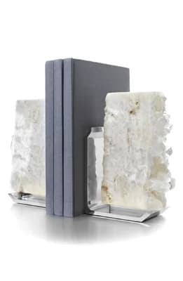 Fim Crystal Quartz Bookends