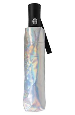 Iridescent Auto Open Compact Umbrella