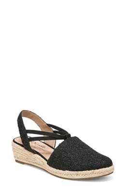 Katrina Espadrille Slingback Wedge Pump