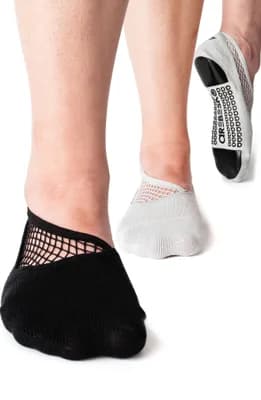 Boxerella 2-Pack No-Slip Closed Toe Socks