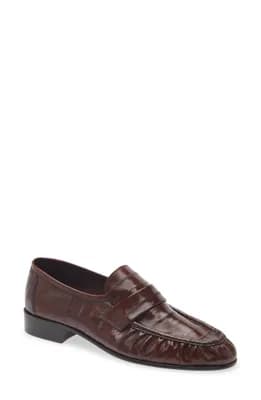 Soft Eelskin Loafer