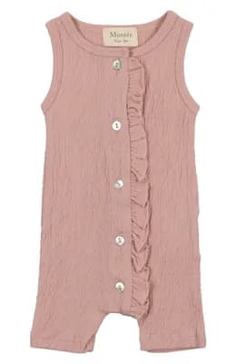Ruffle Trim Romper