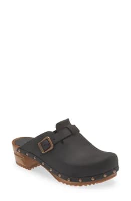 Kristel Stud Leather Clog