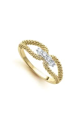 Superfine Signature Caviar Diamond Station Ring