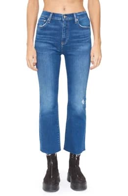 Lennon High Waist Ankle Bootcut Jeans