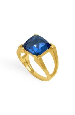 Mini Plaza Simulated Tanzanite Ring