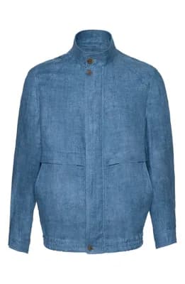 Bristol Linen Bomber Jacket