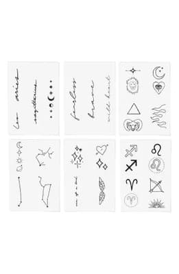 Fire Zodiac Temporary Tattoos