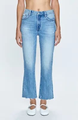 Ally High Waist Crop Bootcut Jeans