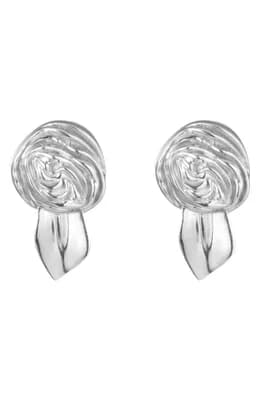 Mini Rosette Stud Earrings