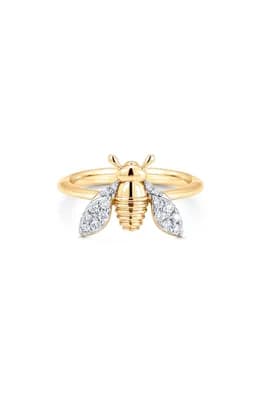 Queen Bee Diamond Pinky Ring
