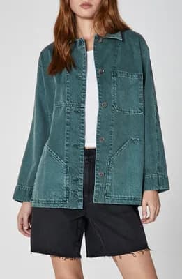 Mari Patch Pocket Denim Chore Jacket
