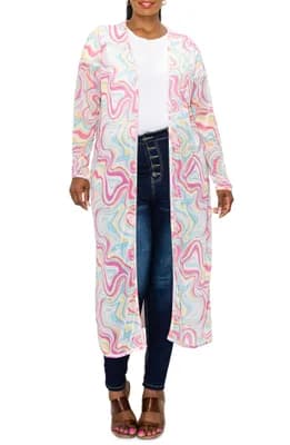 Megan Mesh Duster