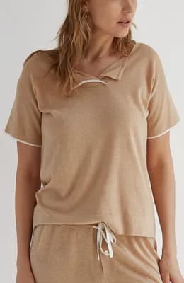 Split Neck Tee