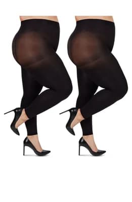 2-Pack Footless Tights
