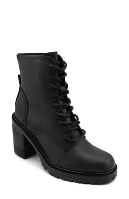 Semi High Lace-Up Boot