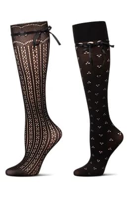 Assorted 2-Pack Knee High Socks