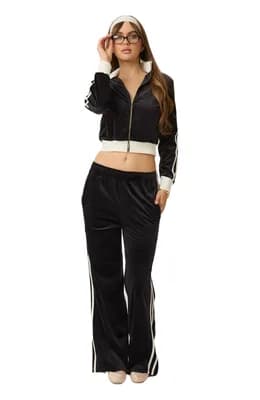 Velour Track Jacket