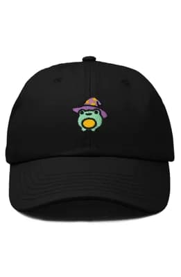 Sorcerer Frog Embroidered Dad Hat