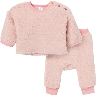 Microfleece Drop Shoulder Top & Pant Set