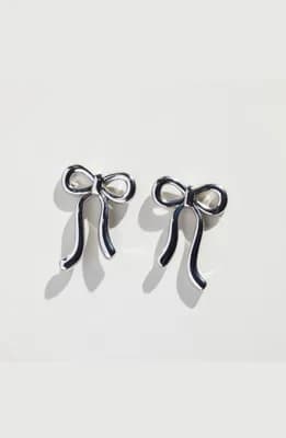 Vintage Bow Stud Earrings