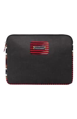 Zipped, Patterned Canvas Laptop Case - for 13", 14"
