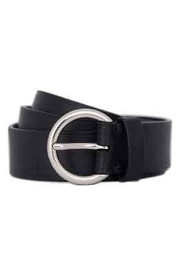 Flat Ring Leather Belt
