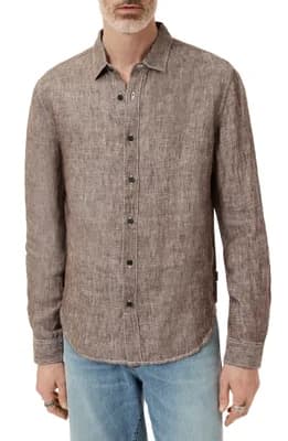 Ben Linen Button-Up Shirt
