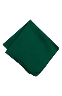 Men's Solid Satin Pocket Square
