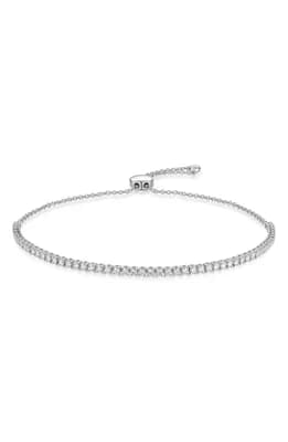 Essentials Diamond Half Line Bolo Bracelet
