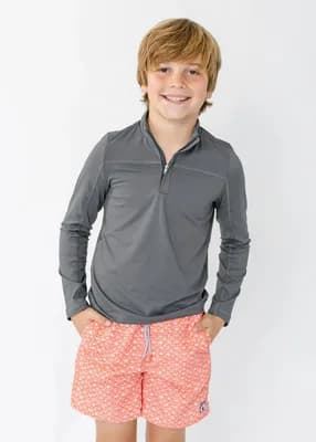 Boy's Zip Rashguard