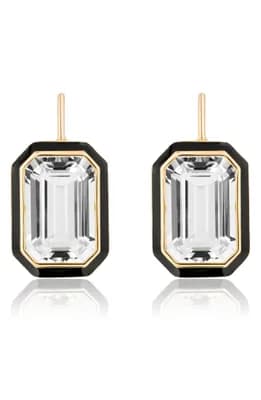 Queen Emerald Cut Earrings