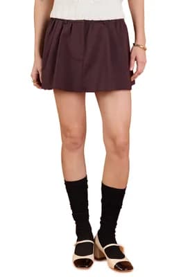 Ruffle Miniskort