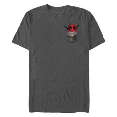Men's Marvel Deadpool Front Pocket Graphic T-Shirt
