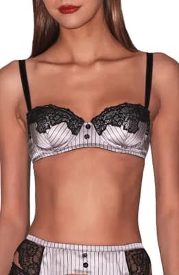 Executive Underwire Silk Trim Balconette Bra