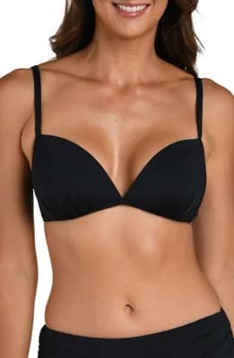 Deep Plunge Bikini Top