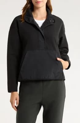 Gridback Fleece Lined Pullover