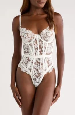 Lace Underwire Bodysuit