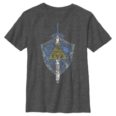 Boy's Nintendo Legend of Zelda Hidden Pattern Graphic T-Shirt