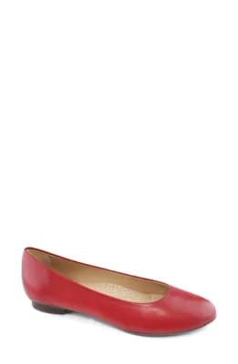 Ferris Leather Ballet Flat