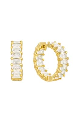 Taryn Crystal Hoops