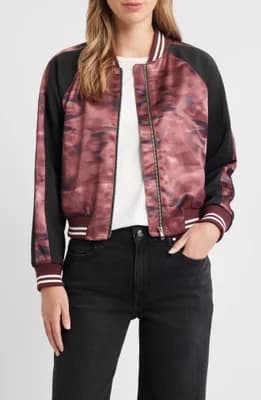 Satin Bomber Jacket