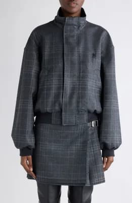Reversible Wool Blouson Jacket