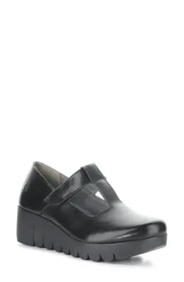 Veka T-Strap Platform Wedge Pump