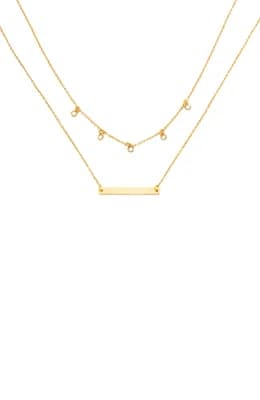 Layered Gem Necklace
