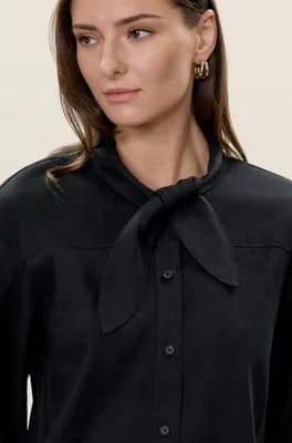 Stretch Linen Top