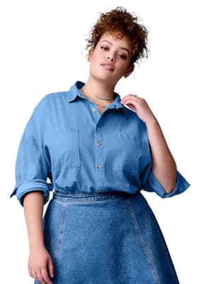 Chambray Blouse
