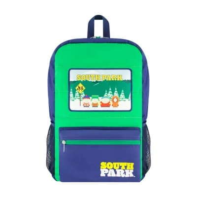 Quilted Backpack with Patches