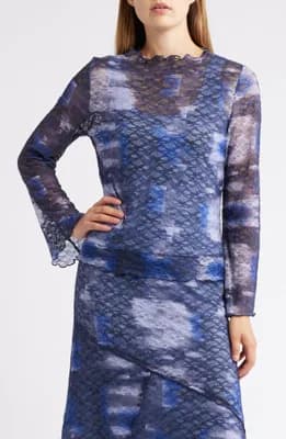 Stretch Mesh Top