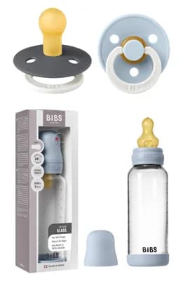 8-Ounce Glass Bottle & Pacifier Set